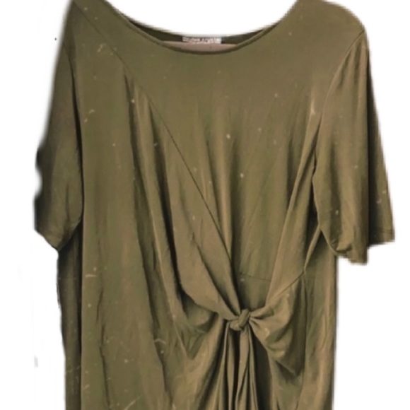 cute green knot top ☆ - Picture 2 of 6